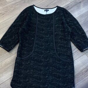 Max Edition Monochrome Textured Top